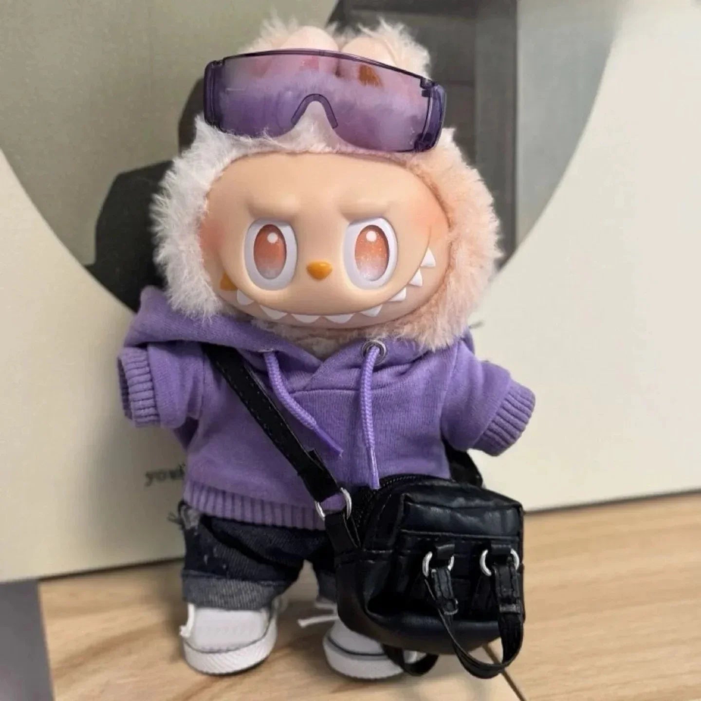 Labubu Doll Bag – 3/6 BJD & 18-Inch Doll Backpack, 4/6 BJD Crossbody & Single Shoulder Handbag for 15/17cm Dolls, Trendy Accessory