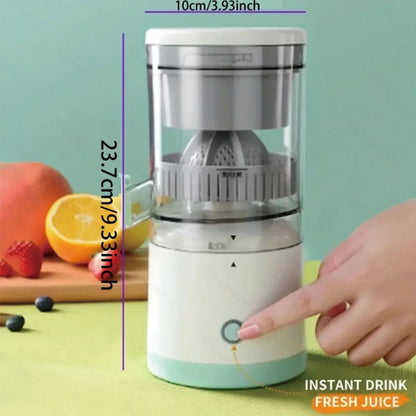 Portable USB Rechargeable Home Juicer – Electric Fruit Juice Extractor with High Juice Output for Oranges