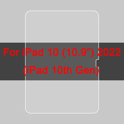 3-Pack Tempered Glass Screen Protector - Apple iPad 10th 9th 8th 7th Mini Air & Pro Series