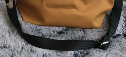 Women's Big Hobo Bag — Energy Twill Crossbody Bag with Short Handle, High-Quality Fashion Handbag