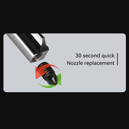 Bambu Lab A1 Mini Hardened Steel Hotend Kit - 0.2 0.4 0.6 0.8mm Nozzle Replacement Accessory for 3D Printer
