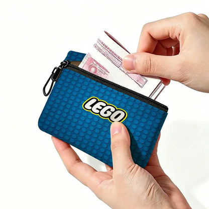 Oxford Fabric Zipper Pouch - Lightweight Hanging Coin Wallet for Cards, Keys, Lipstick & Earbuds