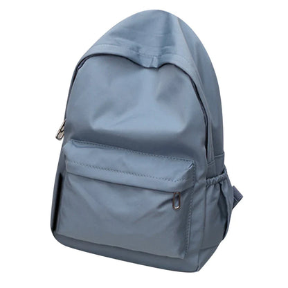 Women’s Waterproof School Backpack | Large Capacity Solid Color Daypack for Teens & Students