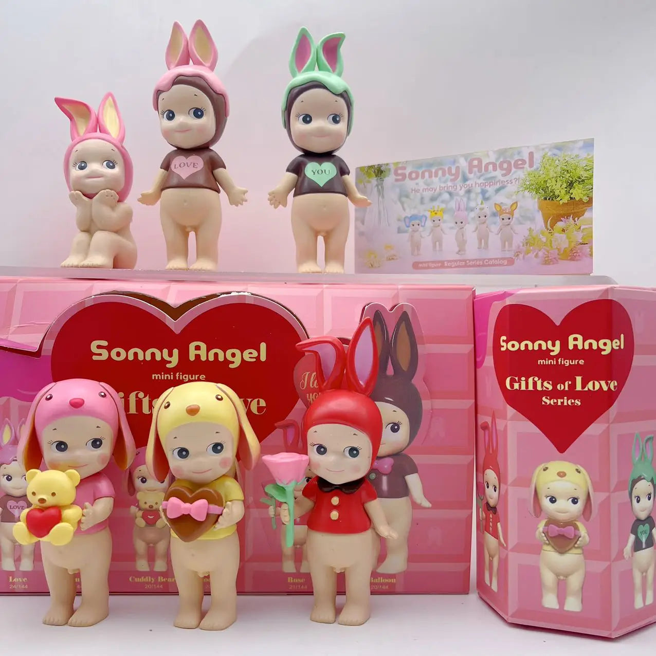 Sonny Angel Gifts of Love Series — Limited Edition Cartoon Figure Collectible, Desktop Decor Blind Box Toy