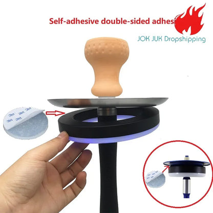Jok Juk LED Hookah Light: Colorful Shisha Ring Lamp with Remote Control - Magnet Viscose Cachimba Narguile Accessory