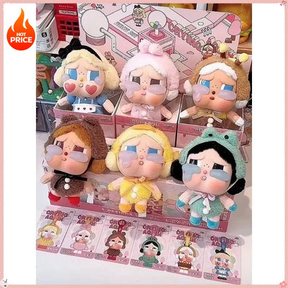 Crybaby Crying Again Series Vinyl Doll — Mystery Blind Box Figure, Cute Animal Pendant Keychain Toy Gift
