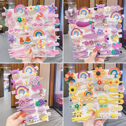 20pcs Snap Hair Clips with 2-Inch Grosgrain Ribbon Bows – No Slip Barrettes for Infant, Toddler, Baby Girls