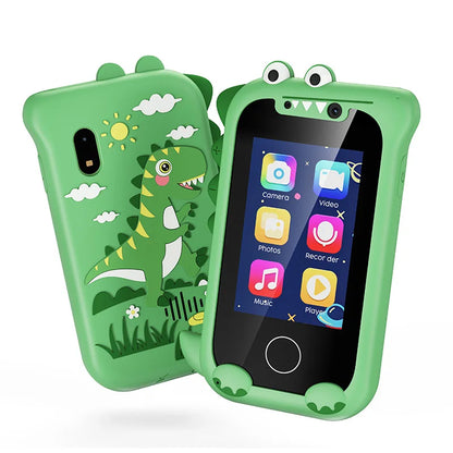 Kids Smart Phone Educational Toy - MP3 Player with Dual Camera, Touchscreen & 512MB Card for Learning & Fun