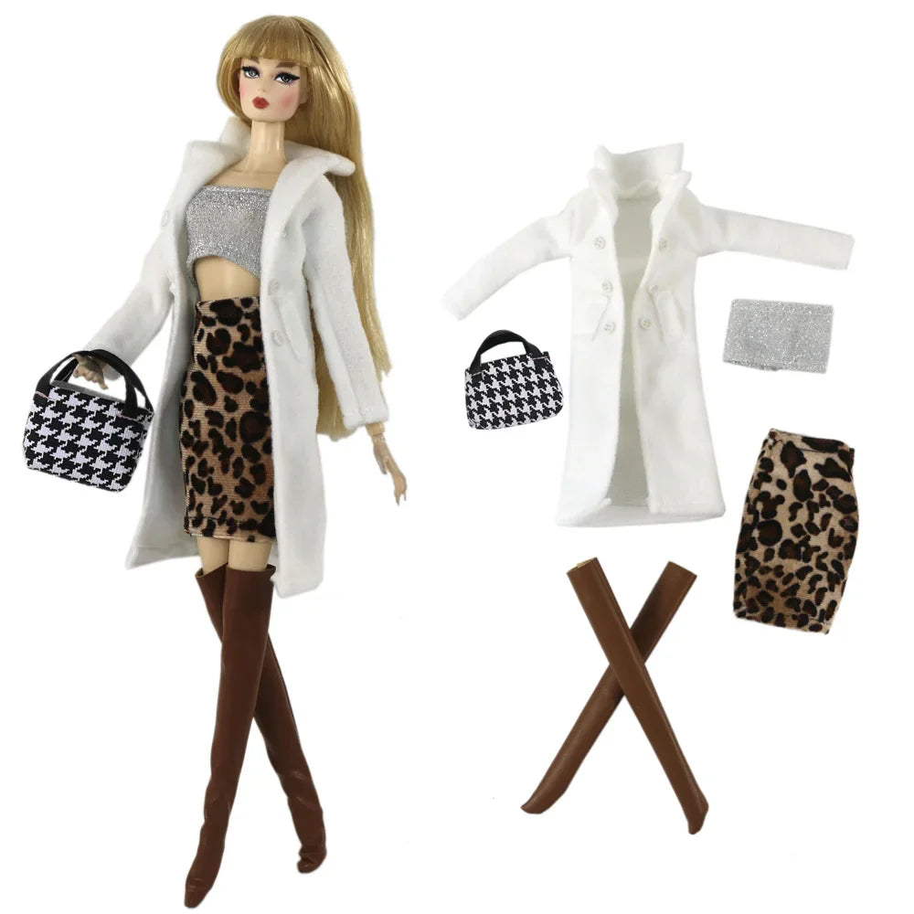 1:6 Scale Doll Clothes Set – Dress Outfit for 11.5-inch (30cm) Dolls, Multiple Styles for Girls’ Gifts