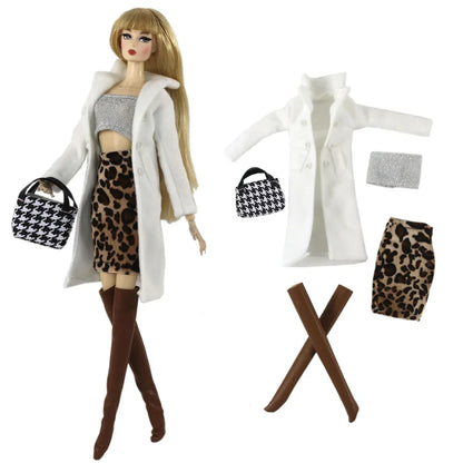 1:6 Scale Doll Clothes Set – Dress Outfit for 11.5-inch (30cm) Dolls, Multiple Styles for Girls’ Gifts