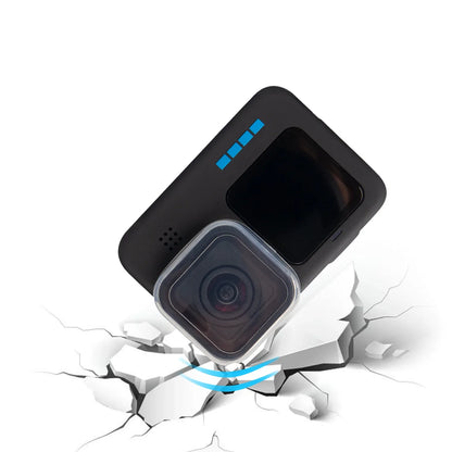 Protective White TPU Housing Case with Lens Cap Strap for GoPro Hero 9 10 11 12 13 Black Accessories