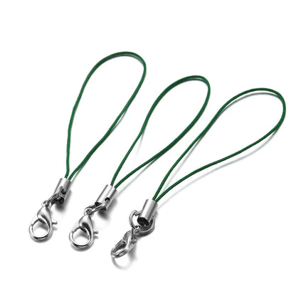 20/50/100PCS Lanyard Strap Cords - Lobster Clasp Rope Keychains for Charms, Pendants, Mobile Accessories & DIY Crafts