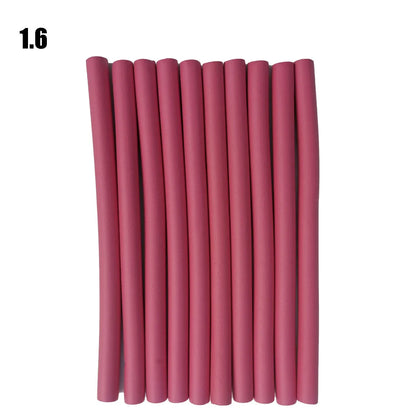 10PCS Flexible Hair Curling Rods – Soft Foam Bendy Twist Curls, No Heat Flexi Rollers for Hair Styling
