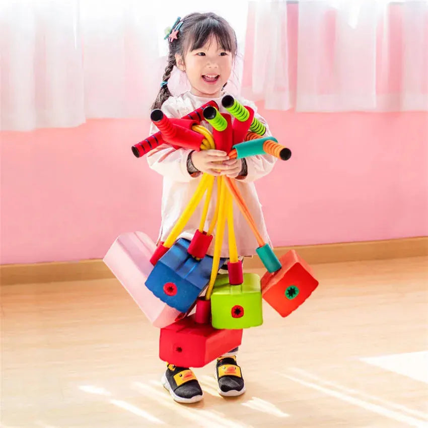 Foam Pogo Jumper for Kids: Outdoor Fun Toy Gift for Boys and Girls (3+) - Perfect Present for Autistic Kids and Children with Autism