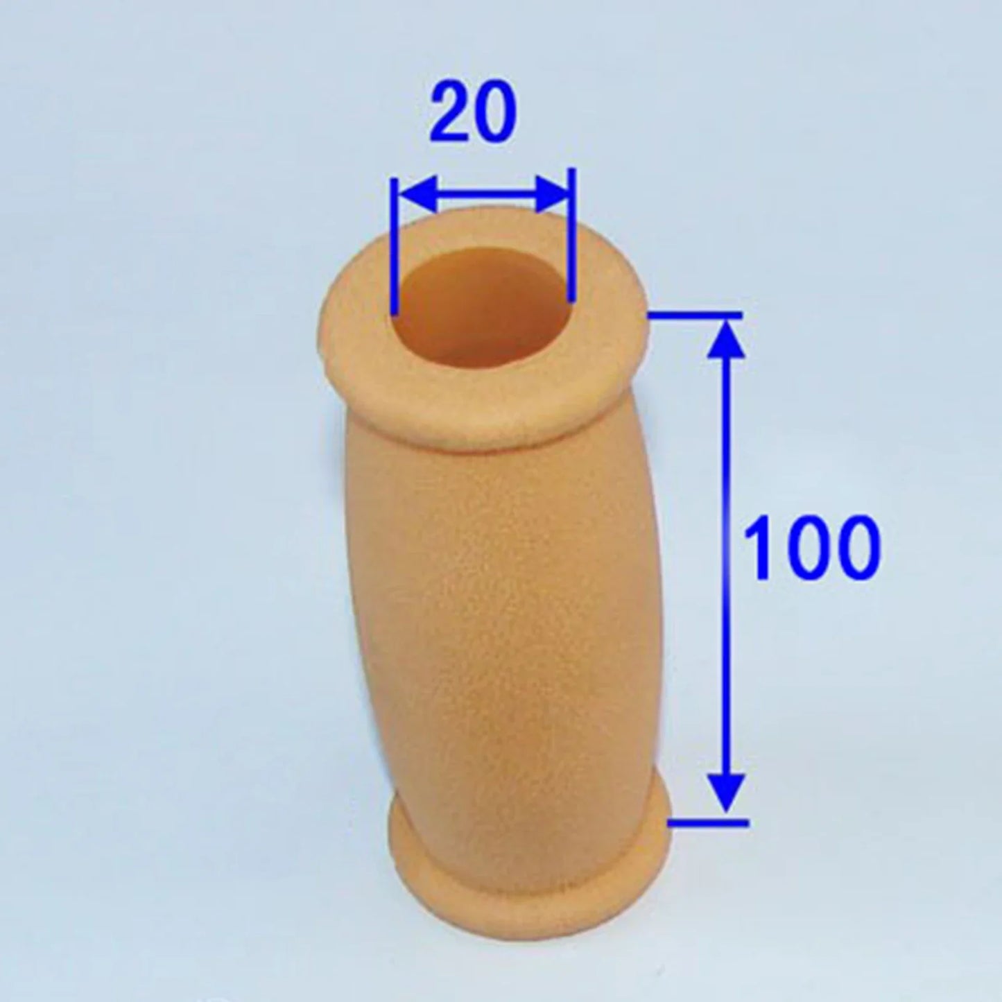 2-Piece Crutch Accessory Kit — Gray Rubber Crutch Pads, Handle Grip Covers & Tip Covers Replacement Parts