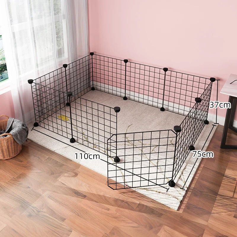 Indoor Dog Cage Wire Mesh Fence – Teddy Pet Escape Barrier