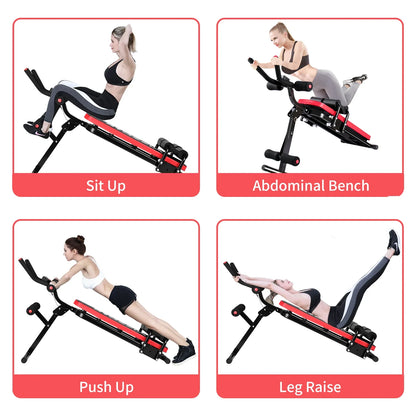 Foldable Ab Workout Machine – Adjustable Abdominal Trainer for Stomach Exercise at Home Gym