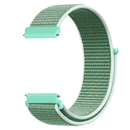 22mm Sport Nylon Loop Watch Band – Breathable Replacement Wristband for NORTH EDGE APACHE-46 Smartwatch, Durable Adjustable Strap