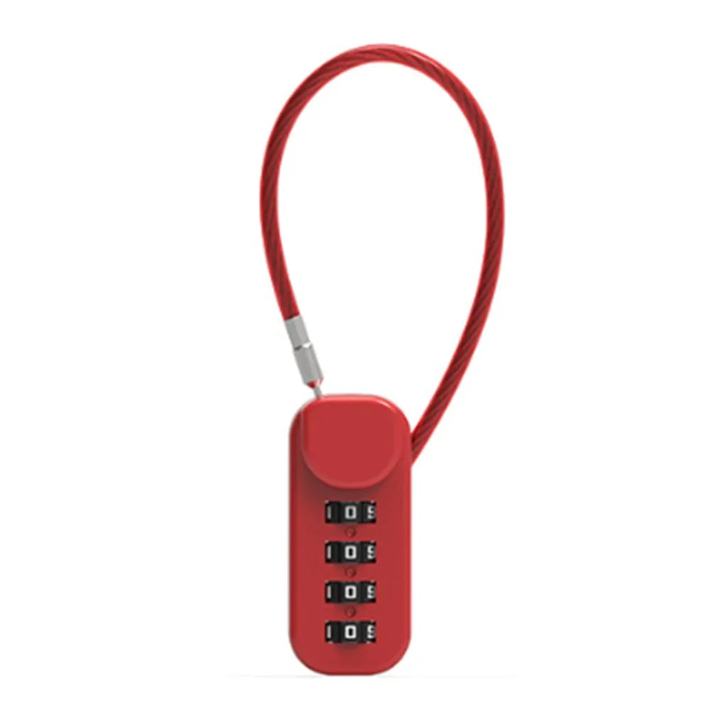 3-Digit Resettable Combination Mini Padlock – Luggage, Backpack, Zipper & Cabinet Security Lock for Travel & Dorm Use