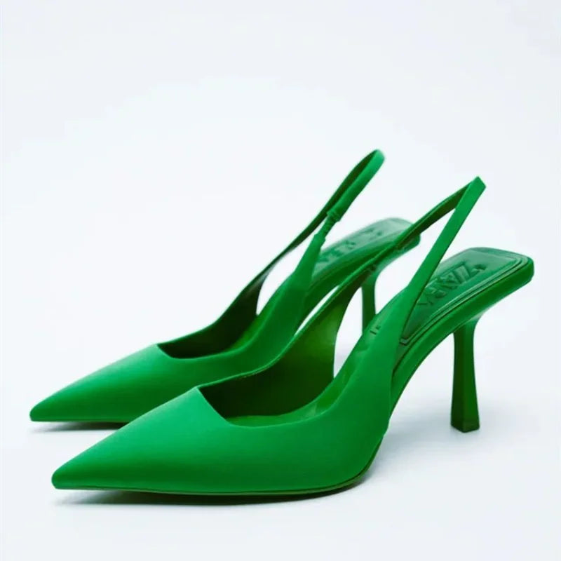 2024 New Autumn Women's Pumps – Pointed Toe High Heels, Shallow Sandals, Fashion Zapatos Mujer Shoes