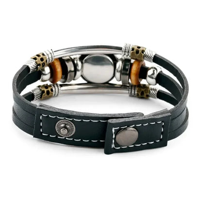 20cm Pikachu Mega Stone Cowhide Bracelet – Anime Cosplay Adjustable Wristband with Glass Cabochon