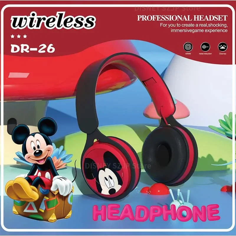Disney Marvel Y08 Wireless Bluetooth Headphones – Foldable HIFI Surround Sound Earphones for Kids
