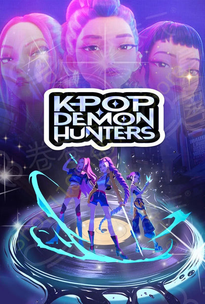 2025 KPop Demon Hunter Coloring Book – Line Drawing Picture Book, Painting Activity for Kids, Birthday Gift