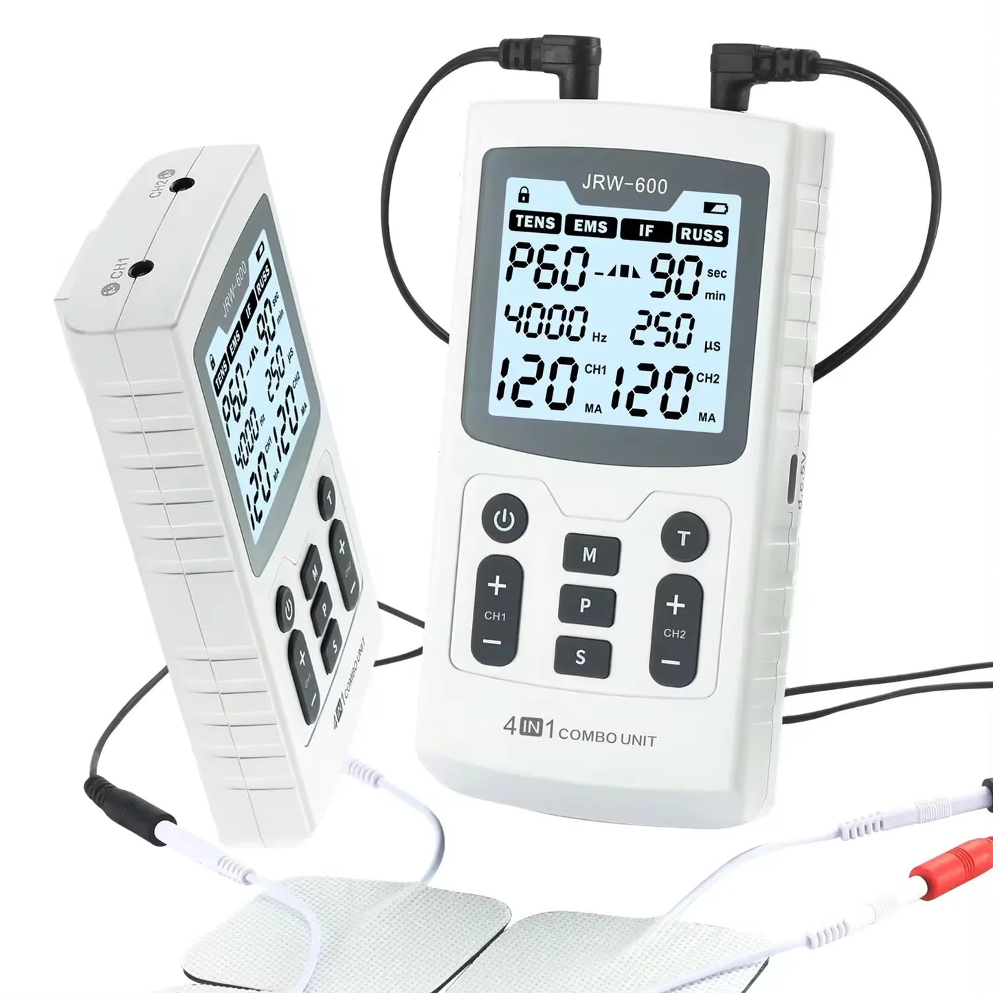 4-in-1 Electric Muscle Stimulator — EMS, IFT, RUSS & TENS High-Frequency Physiotherapy Device