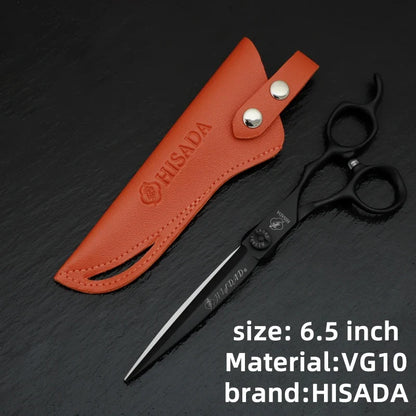 HISADA Professional Hairdressing Scissors – 6.0 Inch VG10 Barber Scissors for Salon Hair Cutting