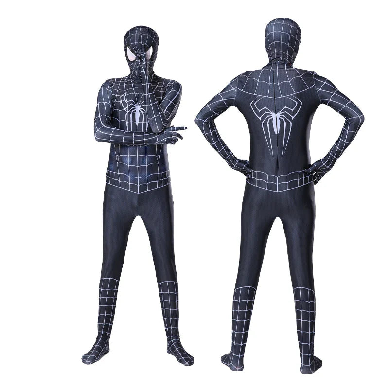 Adult Spiderman Cosplay Costume – Superhero Zentai Jumpsuit with Headgear for Men & Women, Halloween & Carnival Outfit
