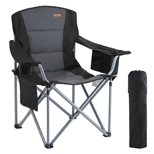Outdoor Folding Camping Chair — Ultralight Portable Beach, Hiking, Picnic & Fishing Seat, 350lbs Load Capacity