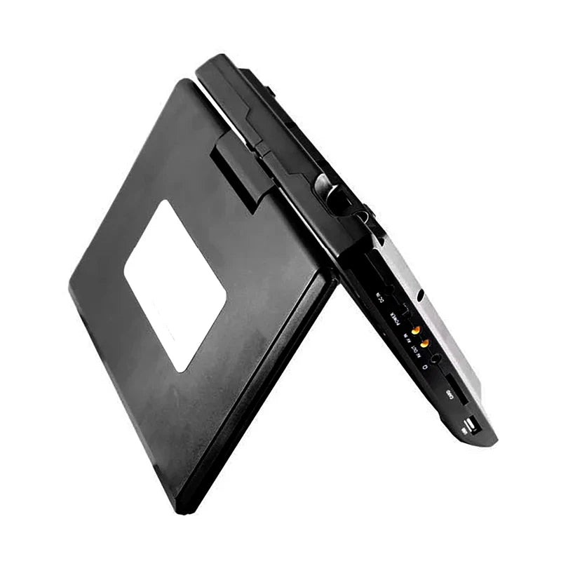 Mini 7.8-Inch DVD Player – Desktop Digital Smart TV CD EVD Disc Player, Remote Control, Portable Travel with 270° Rotatable Screen