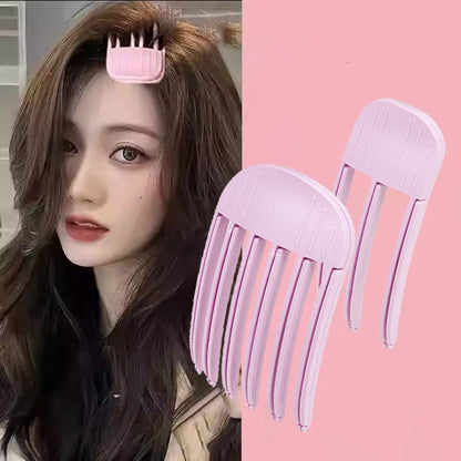 Fluffy Hairpin Curling Clips for Bangs | Volumizing Hair Roots & Fashionable Hair Rollers for Women
