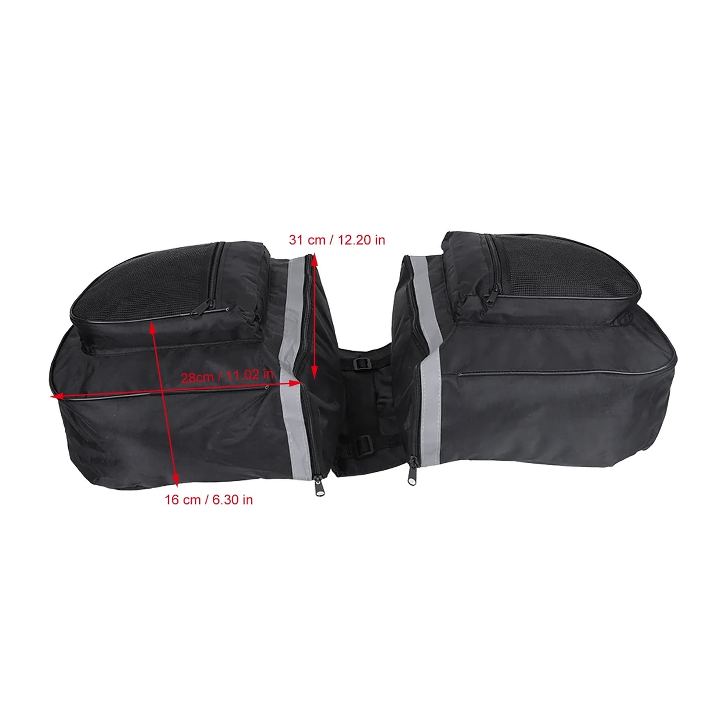 25L Waterproof Mountain & Road Bike Rack Bag — Rear Seat Tail Carrier, Double Pannier Cycling Equipment Bag