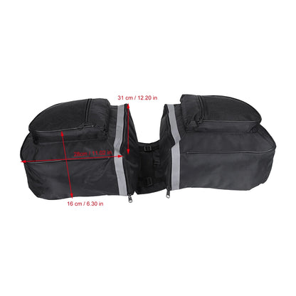 25L Waterproof Mountain & Road Bike Rack Bag — Rear Seat Tail Carrier, Double Pannier Cycling Equipment Bag