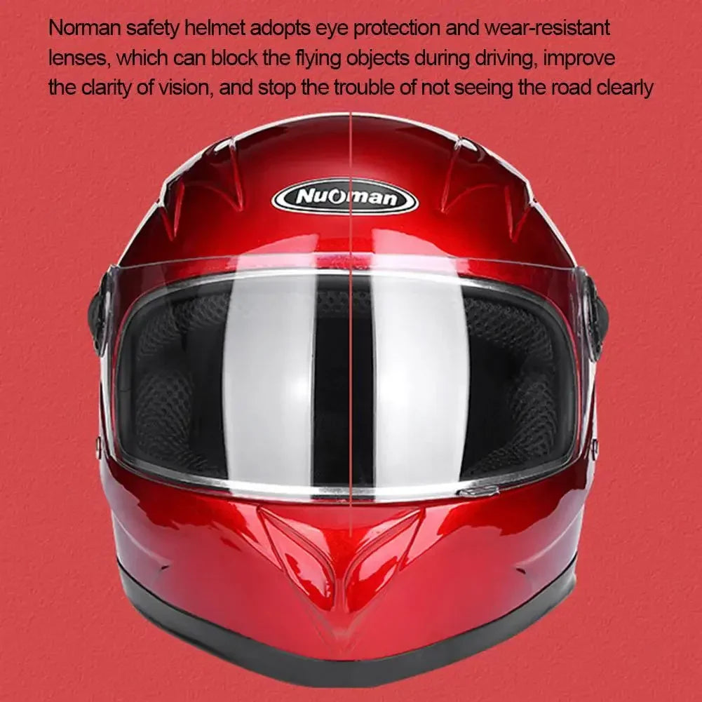 New Cute Children’s Full Face Helmet – Safety Bike & Motorcycle Helmet for Kids, Adjustable for Outdoor Sports, Four Seasons Protection
