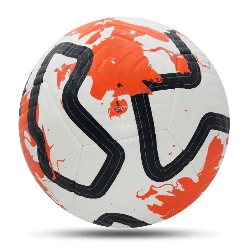 Size 5 Soccer Ball - Machine-Stitched PU Material for Outdoor Matches, Football Training, and Sports Leagues
