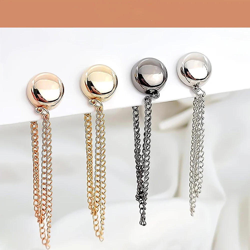 4PCS Multi-Function Magnetic Clothing Clips – Pinless Brooch Clips for Women’s Clothes & Cardigans