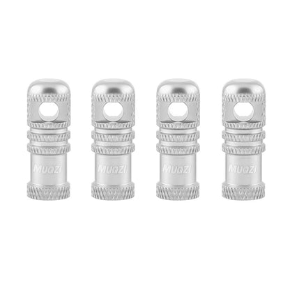 MUQZI 2/4PCS Presta Valve Caps with Core Remover — MTB Tubeless Tire Valve Stem Accessories
