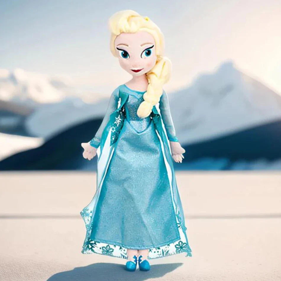 30-50 CM Frozen Anna Elsa Dolls Plush Snow Queen Princess Toy - Soft Stuffed Frozen Toys for Kids, Birthday & Christmas Gift