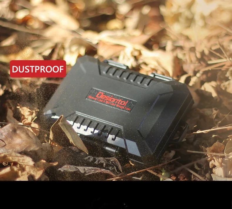 Desional E8 CFexpress & SD Card Case – Waterproof, Anti-Drop Memory Card Storage Box for TF & Phone Cards