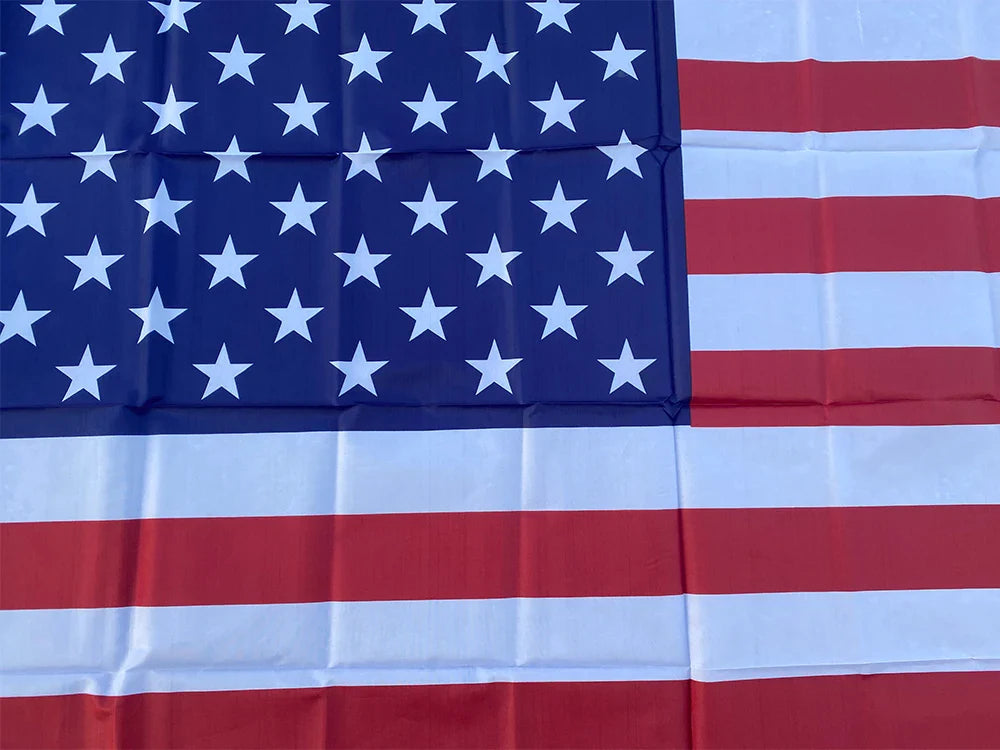 150x90cm Double-Sided USA Flag Banner – High-Quality Polyester with Grommets, American Flag