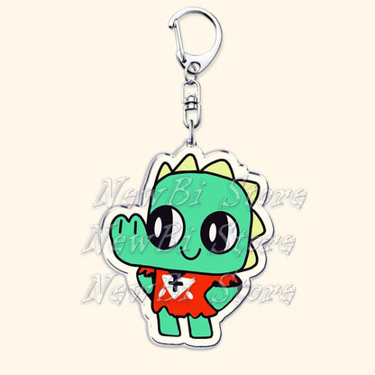 Funny Dark Video Game Sheep Keychain – Cute Lamb & Goat Bag Accessory Gamer Gift