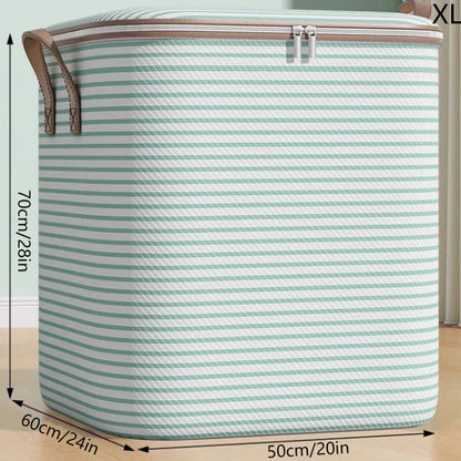 Large Capacity Non-Woven Storage Bag – Household Closet Organizer for Quilts, Clothes & Toys, Foldable Wardrobe Storage Solution