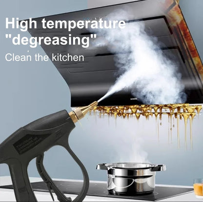 2600W 220V High-Temperature Steam Cleaner - Portable Sterilization Pressure Washer for Home, Car, Kitchen & AC