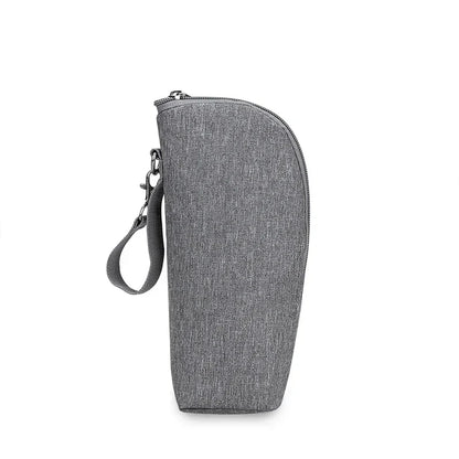 Baby Bottle Bag & Warmer – Aluminum Insulated Stroller Hanging Bag for Baby Feeding, Cups & Drinks Storage