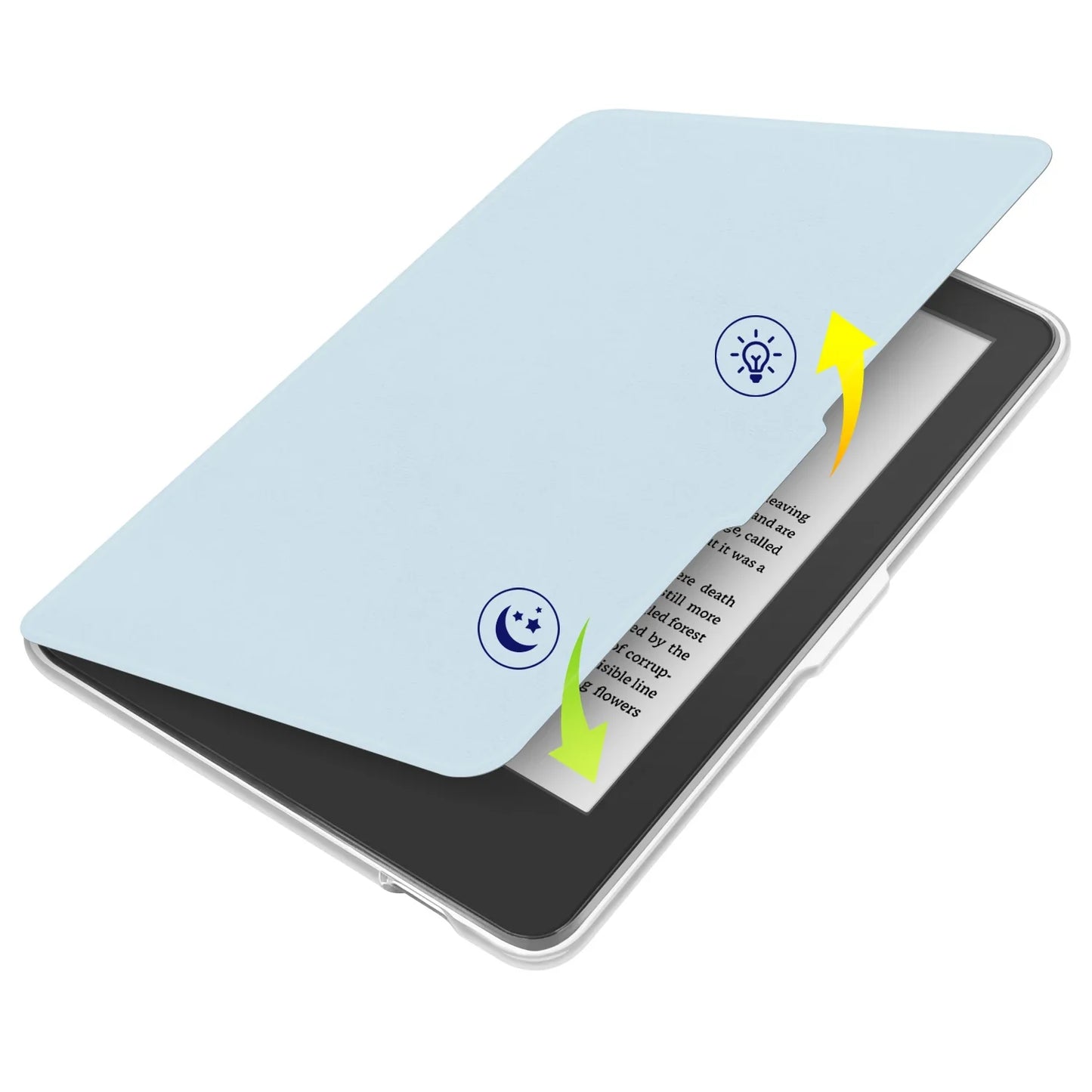 Kobo Clara 2E Case with Screen Protector — 6" Auto Sleep Leather Magnetic Cover & Transparent Acrylic Funda