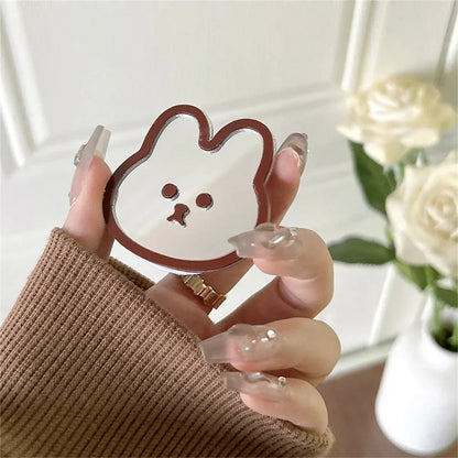 INS Cute Rabbit Phone Griptok – Foldable Ring Holder Stand, Korean Style Phone Accessory Gift for iPhone