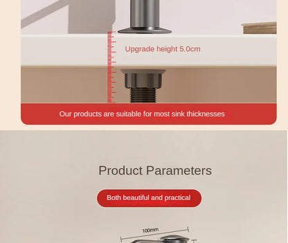 Kitchen Sink Soap Dispenser — Detergent & Hand Soap Presser, Extender Pump for Kitchen Accessories