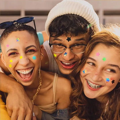 Colorful Star Pimple Patches – Invisible Acne Spot Stickers for Skin Care, Concealer & Makeup Tools